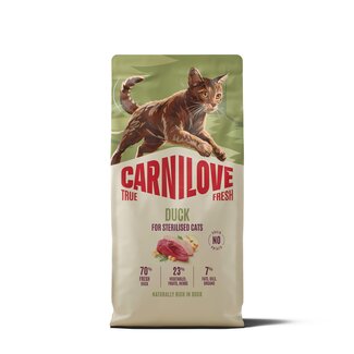 Carnilove Carnilove True Fresh Cat Duck Sterilised Adult