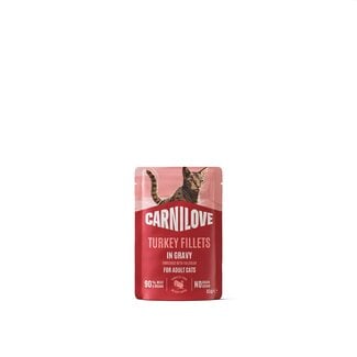 Carnilove Carnilove Cat Pouch Gravy Turkey & Valerian 24 x 85 g