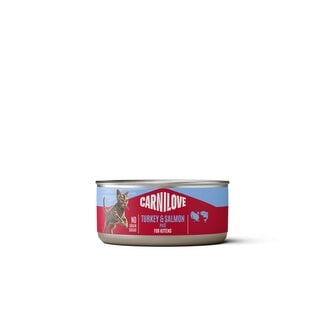 Carnilove Carnilove Cat Can Paté Turkey & Salmon Kitten 12 x 100 g