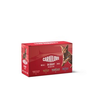Carnilove Carnilove Cat Pouch Gravy Multipack 12 x 85 g