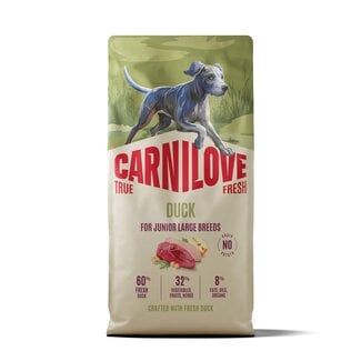 Carnilove Carnilove True Fresh Dog Duck Junior Large Breed