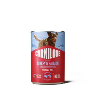 Carnilove Carnilove Dog Can Paté Salmon & Turkey 6 x 400 g