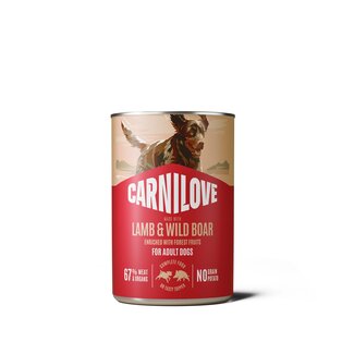 Carnilove Carnilove Dog Can Paté Lamb & Wild Boar 6 x 400 g