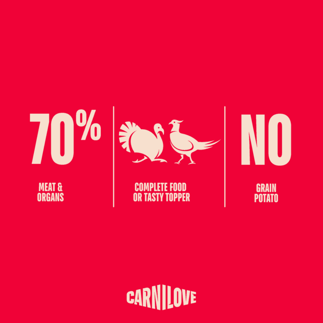 Carnilove Dog Pouch Paté Turkey & Pheasant with Raspberry Leaves 300 g