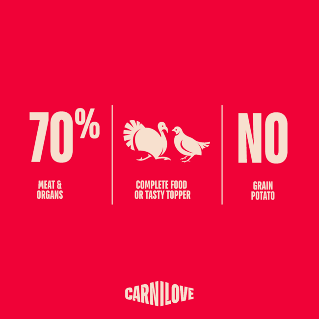 Carnilove Dog Pouch Paté Turkey & Quail with Yellow Carrot 300 g