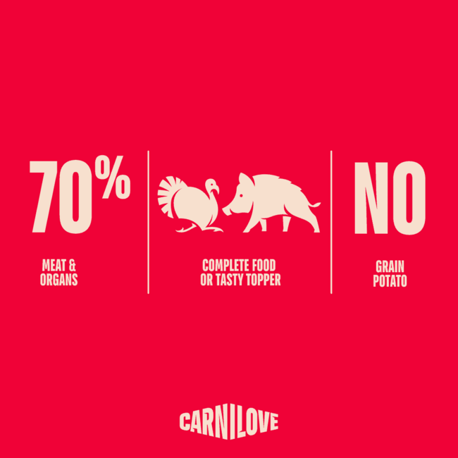 Carnilove Dog Pouch Paté Turkey & Wild Boar with Rosehips 300 g