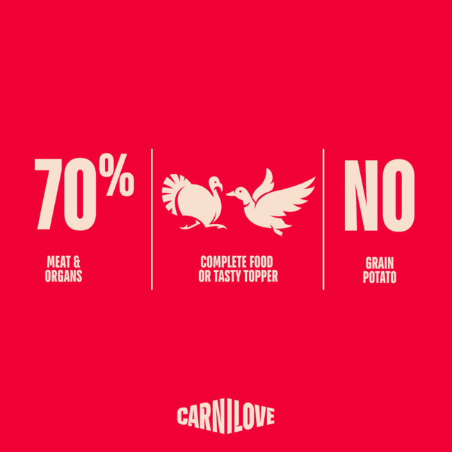 Carnilove Dog Pouch Paté Turkey & Duck with Timothy Grass 300 g