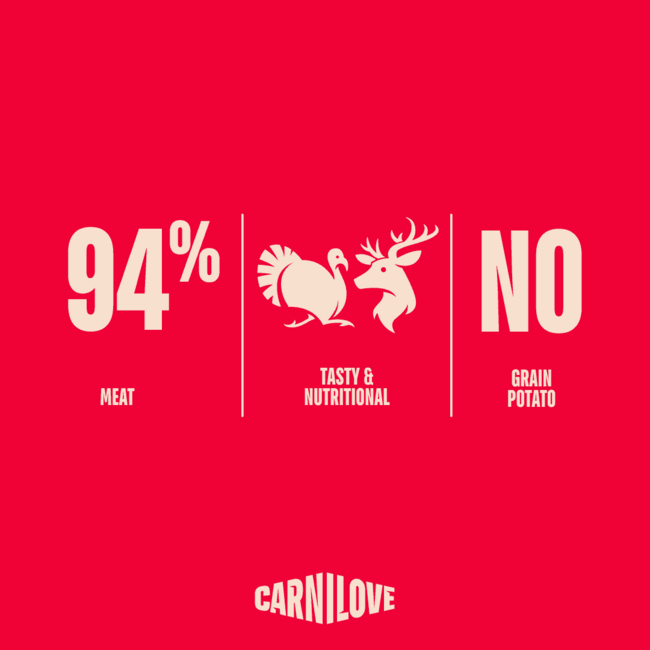 Carnilove Dog Freeze Dried Turkey & Venison 60 g