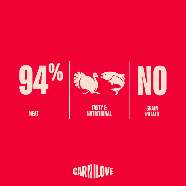 Carnilove Dog Freeze Dried Turkey & Salmon 60 g