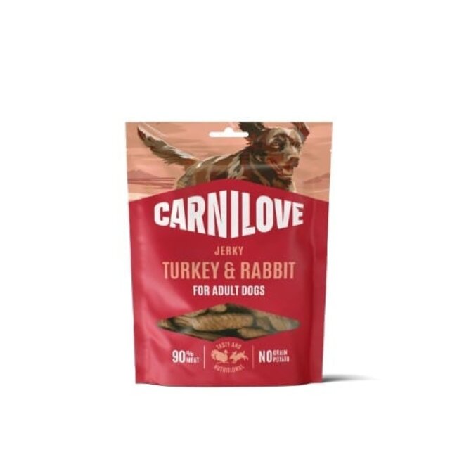 Carnilove Dog Jerky Turkey & Rabbit 100 g
