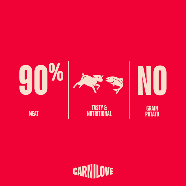 Carnilove Dog Jerky Lamb & Salmon 100 g