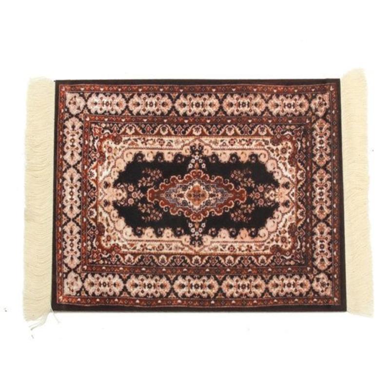 Janshop Rood 280x180mm Vintage Muismat Perzisch Tapijt Met Kwastjes