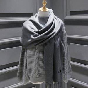 Janshop Cashmere Sjaal Grijs