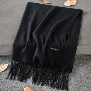 Janshop Cashmere Sjaal Zwart