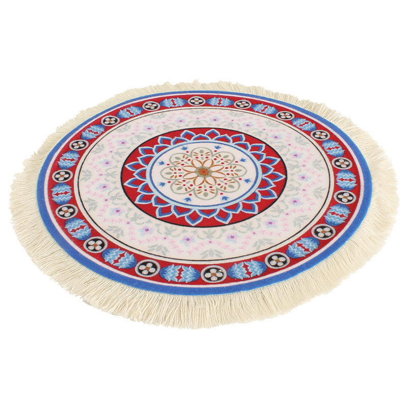 Janshop Boho Mojo Ronde Muismat met Kwastjes