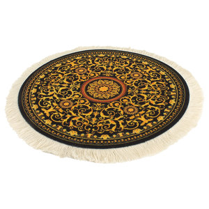 Janshop Dreamy Damask Ronde Muismat met Kwastjes