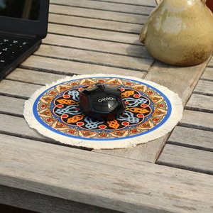 Janshop Moroccan Sunset Ronde Muismat met Kwastjes