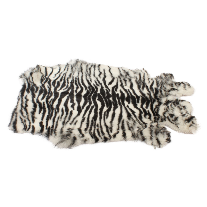 Janshop Konijnenvacht 45 x 32cm Zebra Print