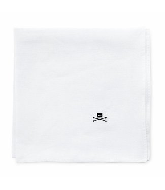 Trashness POCKET SQUARE WHITE