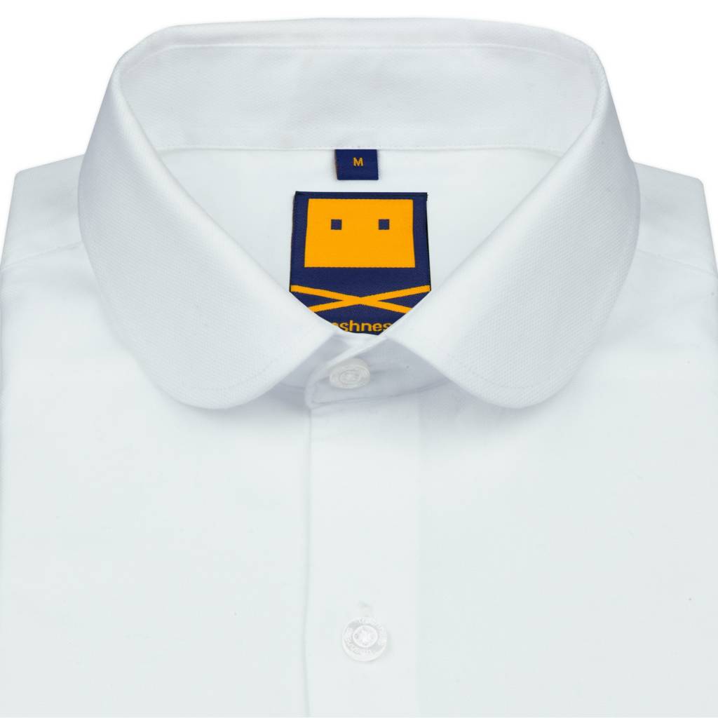 Trashness CLUB COLLAR WHITE SHIRT ...