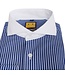 Trashness CUTAWAY THIN STRIPED BLUE SHIRT