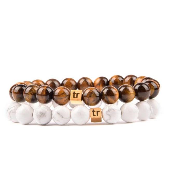 Trashness STONE BRACELETS WHITE TIGER