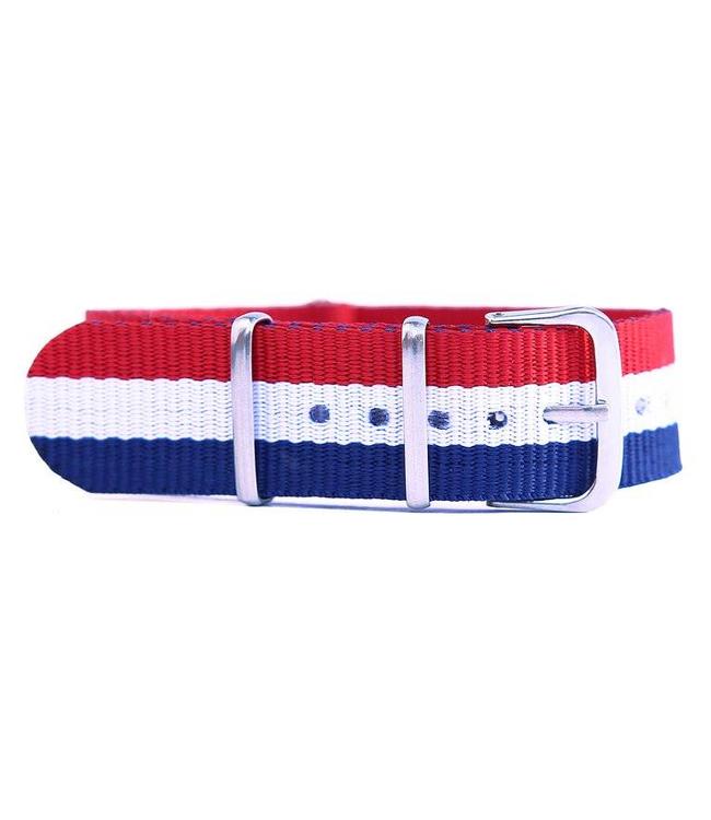 Trashness NATO STRAP RED/WHITE/BLUE