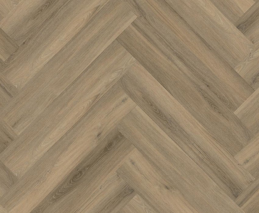 Floorlife YUP Herringbone Light Brown Visgraat PVC