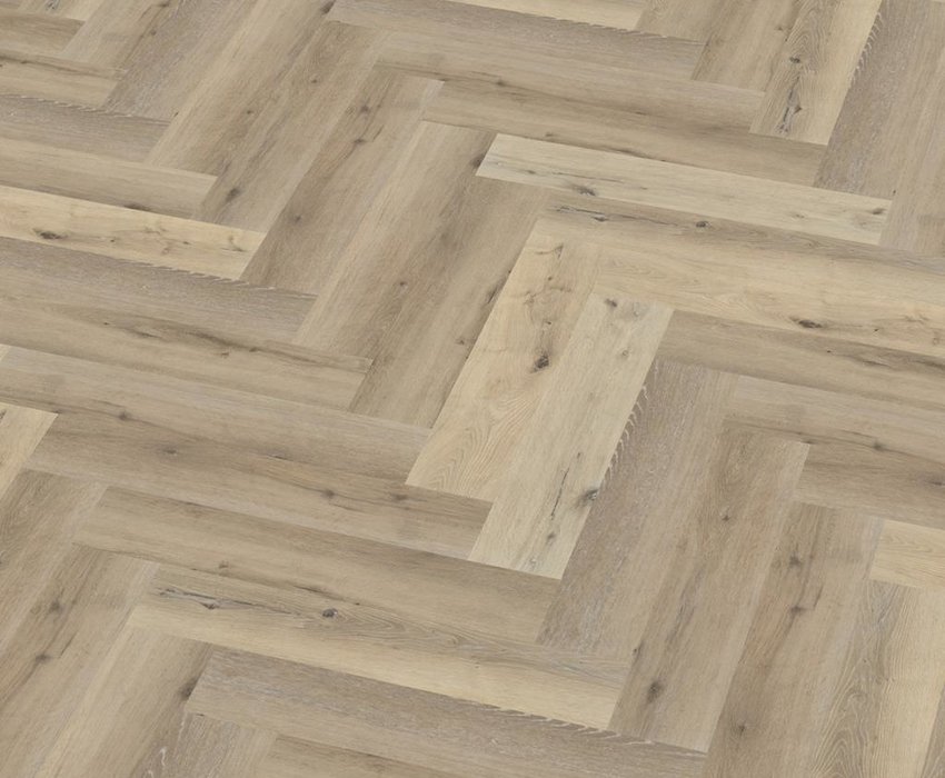 Floorlife YUP Herringbone Light Oak Visgraat PVC