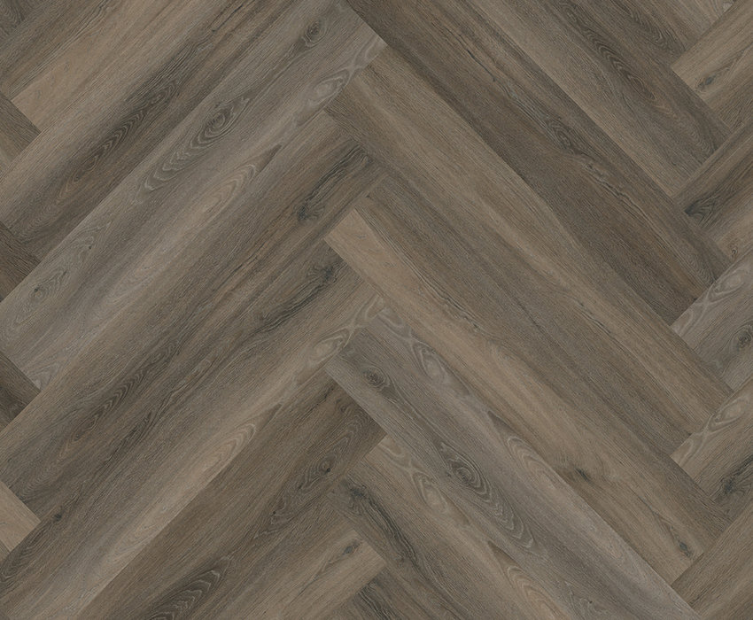 Floorlife YUP Herringbone Dark Grey Visgraat PVC Click