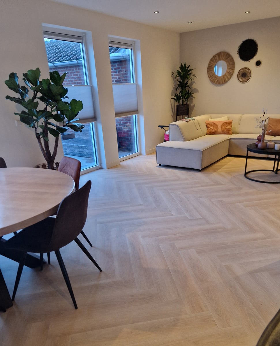 Floer Walvisgraat Balein Beige FLR-3521 PVC