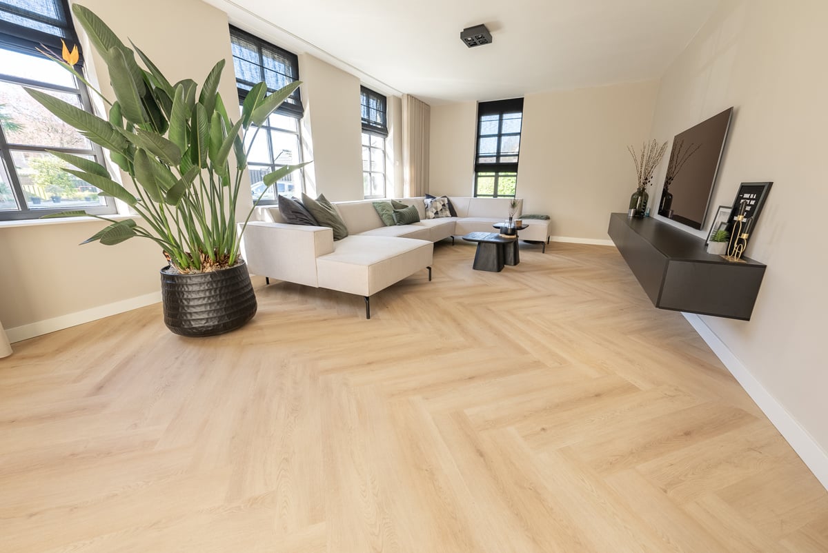 Floer Walvisgraat Cetus Crème FLR-3524 PVC
