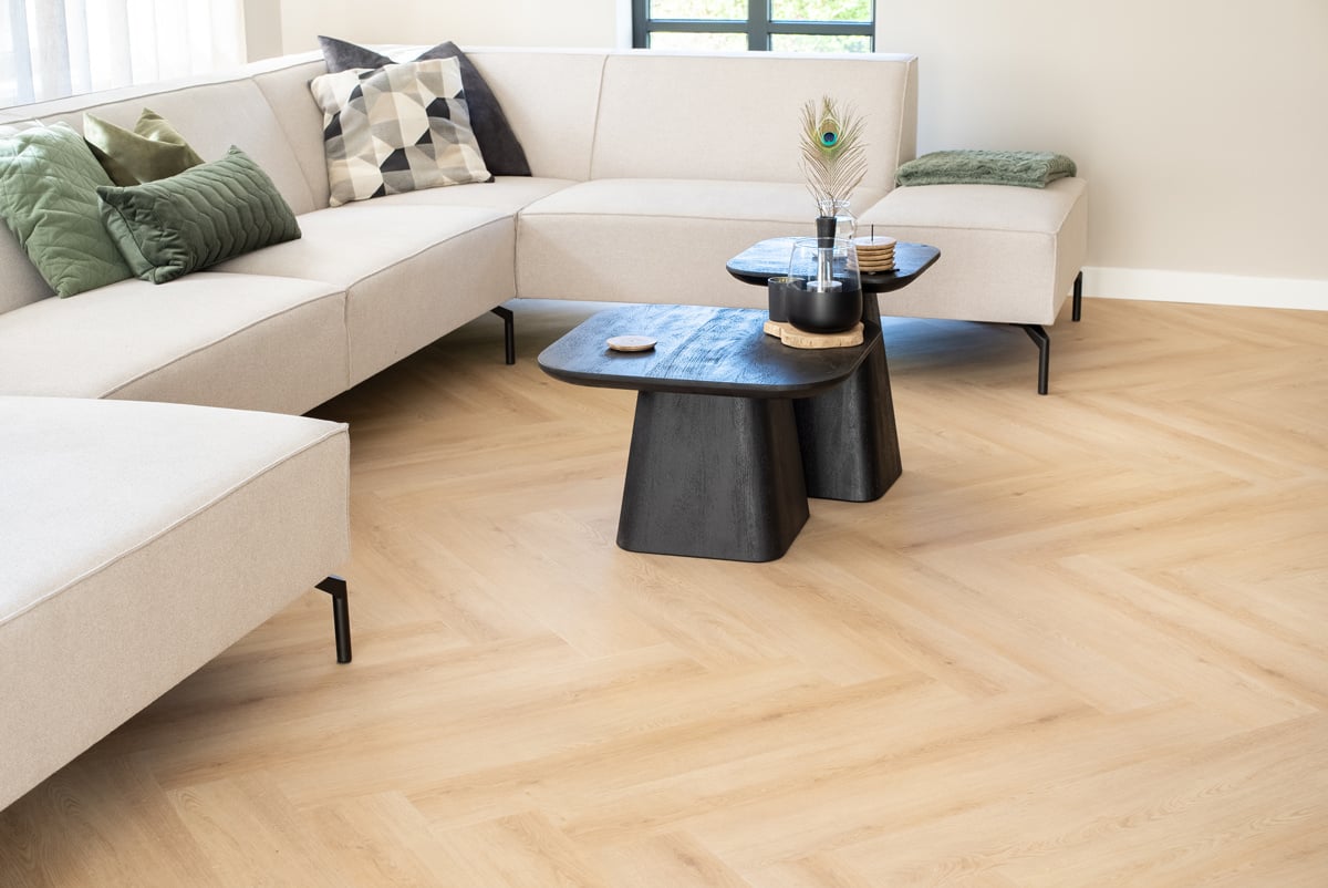 Floer Walvisgraat Cetus Crème FLR-3524 PVC