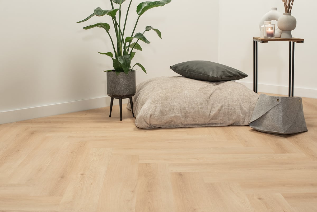 Floer Walvisgraat Cetus Crème FLR-3524 PVC
