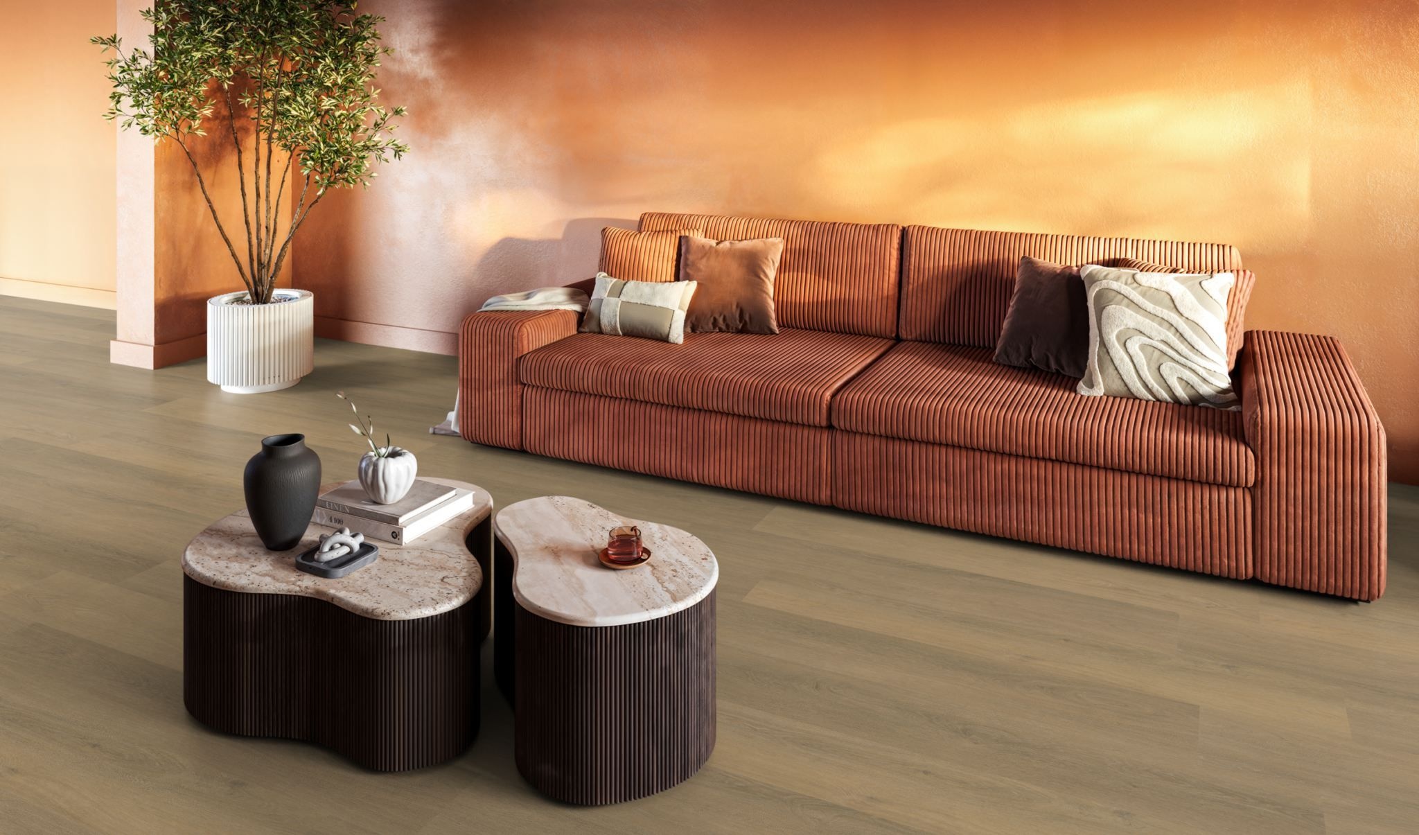 Floorlife Sutton dryback warm natural PVC
