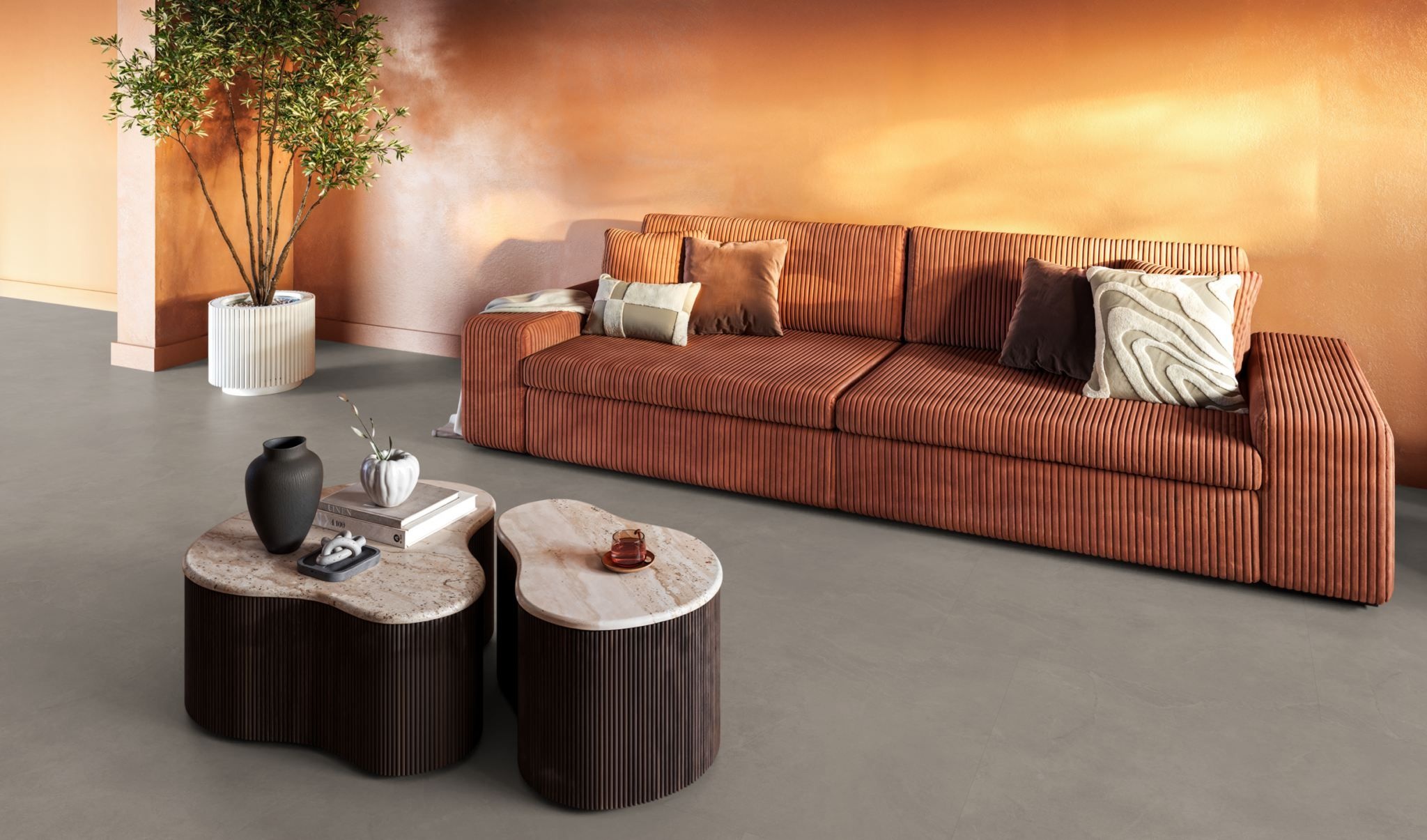 Floorlife Stanmore XL dryback warm grey PVC