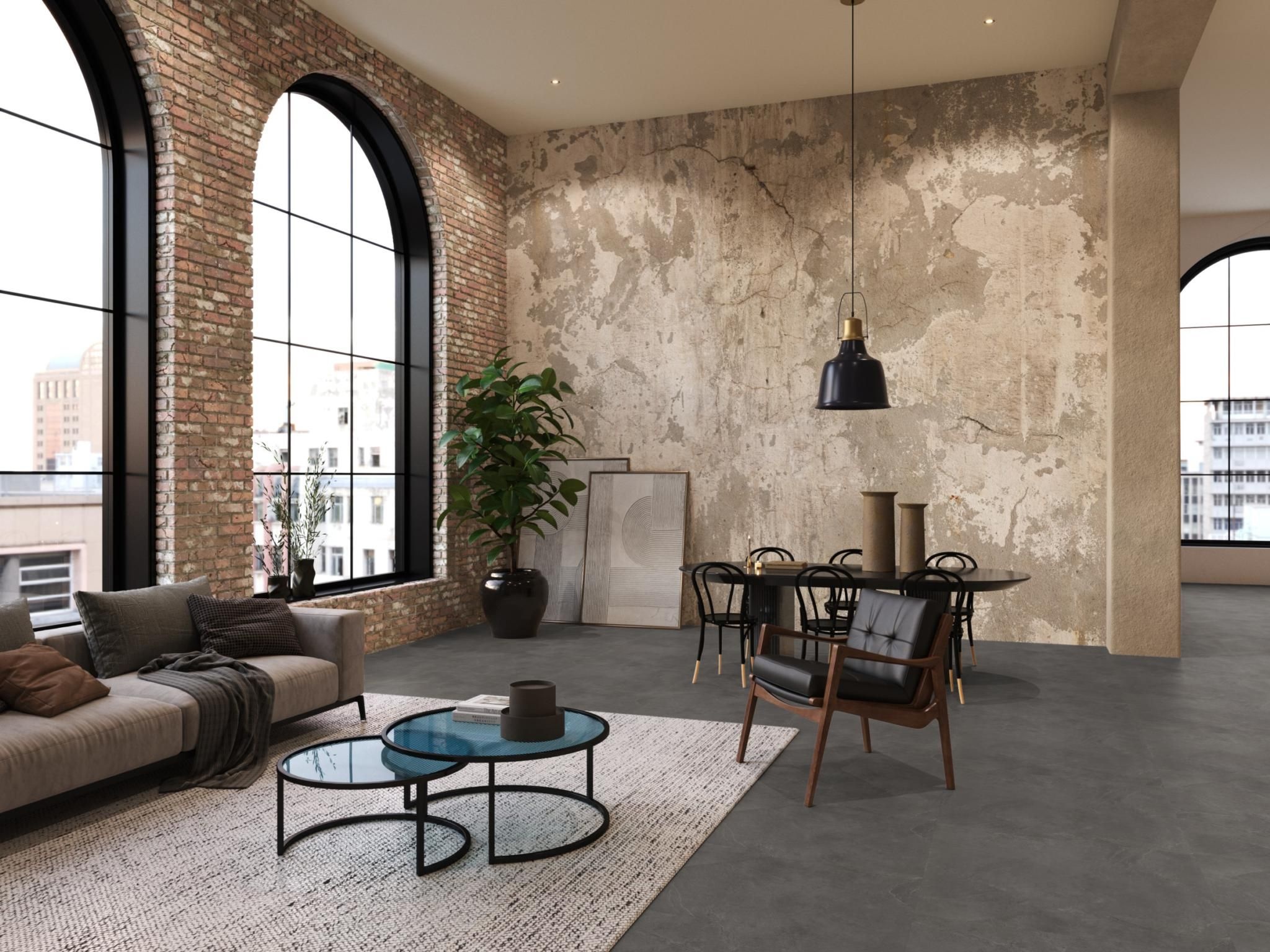 Floorlife Stanmore XL dryback dark grey PVC