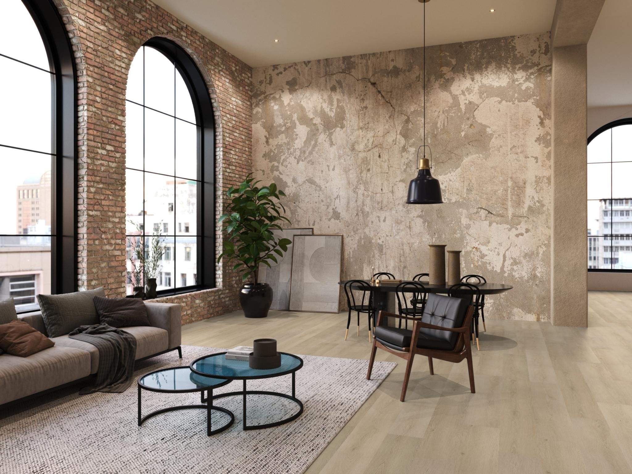 Floorlife Mayfair dryback natural PVC