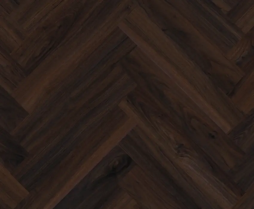 Therdex Walnut  Serie C6054 Visgraat PVC Click