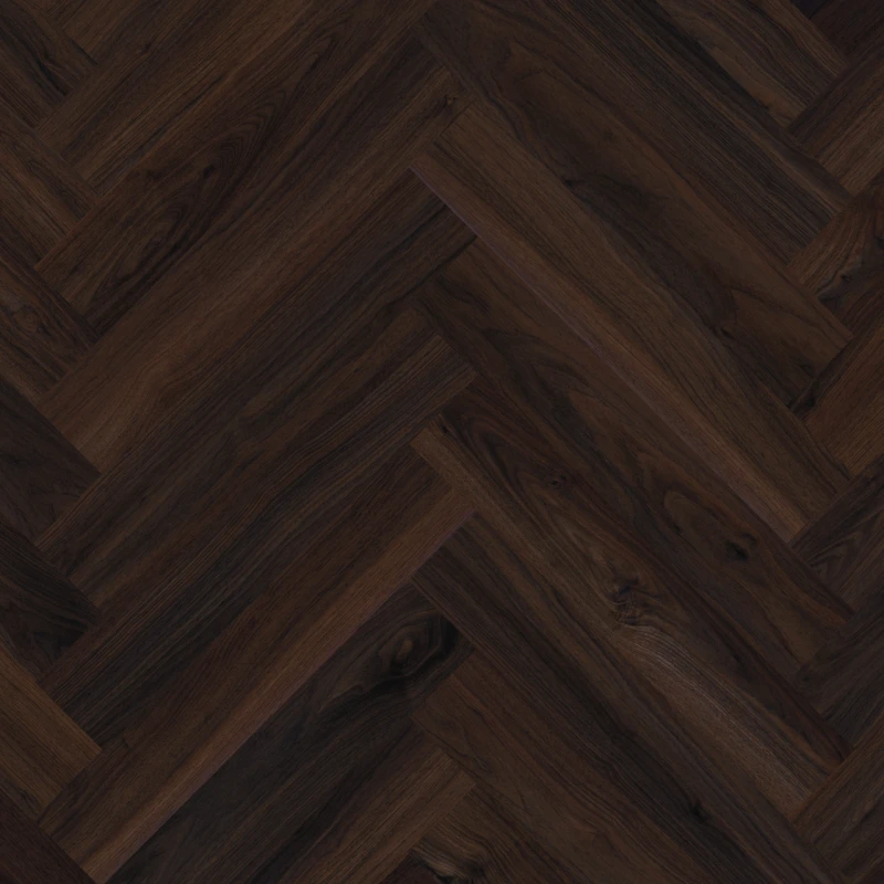 Therdex Walnut  Serie C6054 Visgraat PVC Click