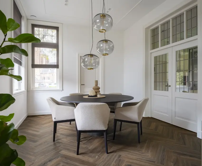 Therdex Walnut  Serie 6051 Visgraat PVC