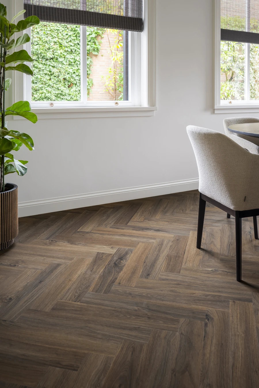 Therdex Walnut  Serie 6051 Visgraat PVC