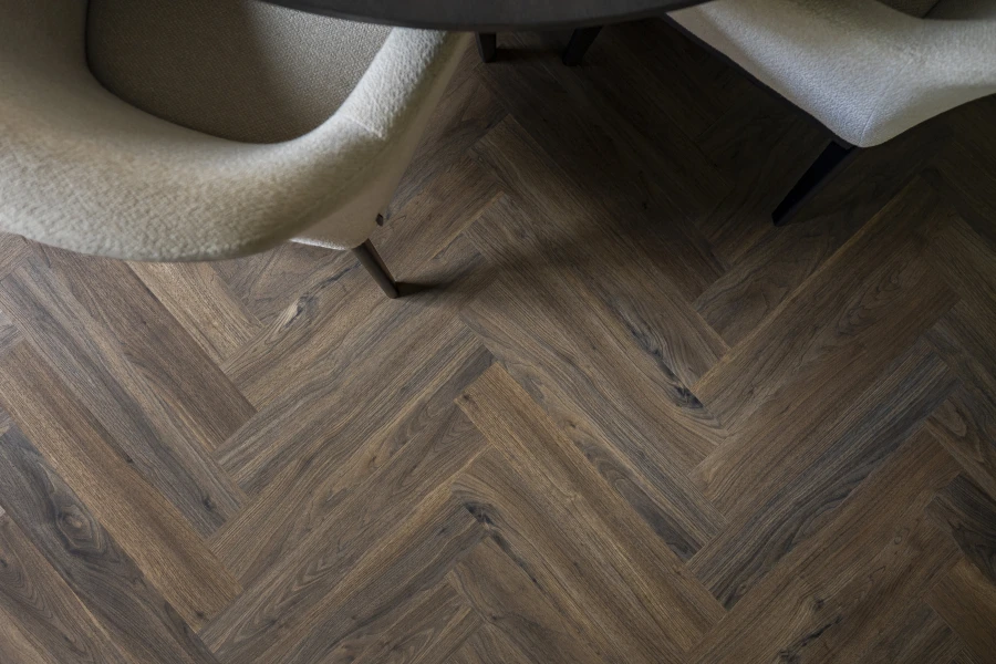 Therdex Walnut  Serie 6051 Visgraat PVC