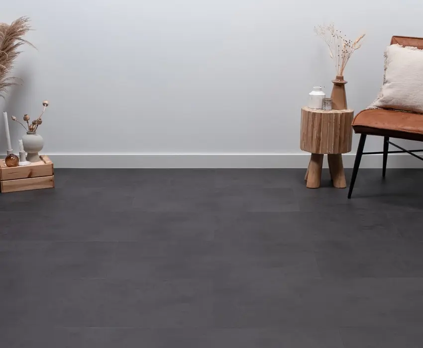 Floer Tegel Betonlook Zwart FLR-3610 PVC
