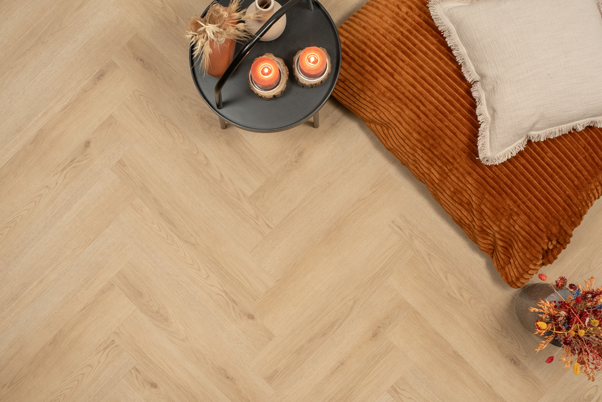 Floer Visgraat Natuur eiken FLR-3933 Click PVC