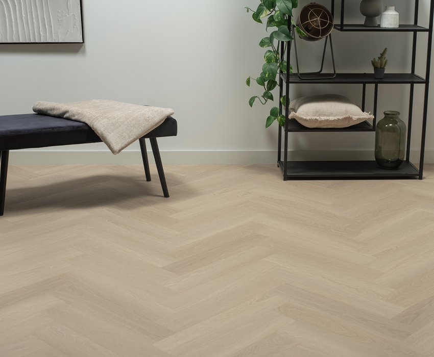 Floer Visgraat Beige Eiken FLR-3931 Click PVC
