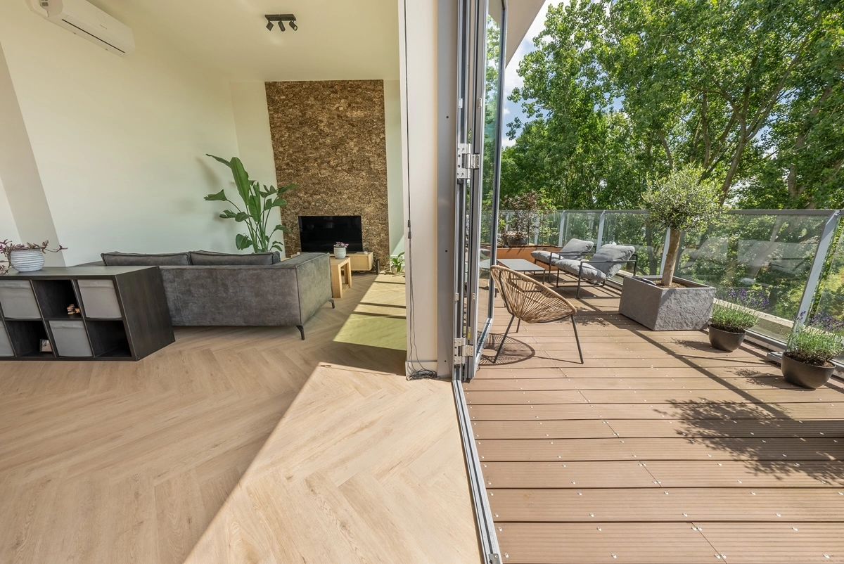 Floer Walvisgraat Gaia Grijsbeige FLR-3915 Click PVC
