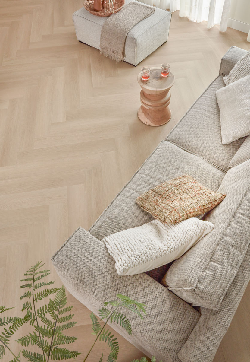Floer Walvisgraat Zwaardvis Zand  FLR-3918 Click PVC