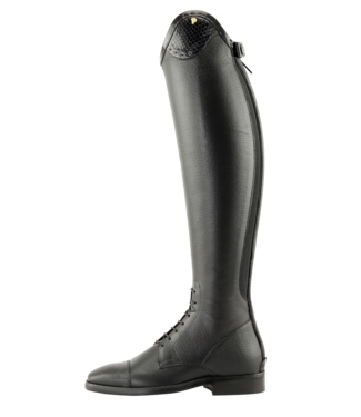 Petrie Boots Petrie Luca black or brown Laced Ridingboot with and top-cuff honeycomb