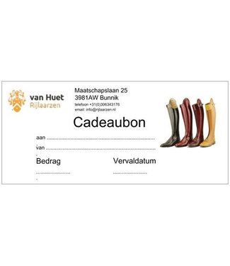 Cadeaubon ter waarde van € 75,00